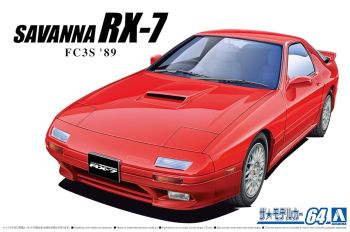 AOS06365 - MAZDA FC3S RX-7 Savanna 1989 da assemblare e verniciare