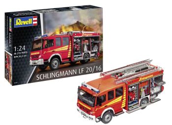 REV07404 - Camion dei pompieri SCHLINGMANN LF 20/16 da assemblare e verniciare