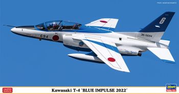 HAW07513 - Aereo KAWASAKI T-4 - Blue Impulse 2022 da assemblare e dipingere