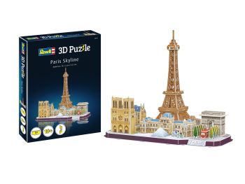REV00141 - PUZZLE 3D 114 Pezzi Tetti di Parigi