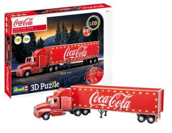 REV00152 - Puzzle 3D Led 168 Pezzi Camion COCA COLA