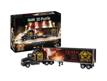 REV00230 - QUEEN Tour Truck Puzzle 3D da 128 pezzi - 50° anniversario