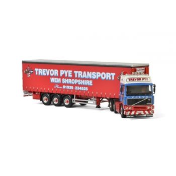 WSI01-2173 - VOLVO F12 con rimorchio centinato a 3 assi TREVOR PYE TRANSPORT