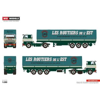WSI01-3262 - SCANIA 141 con rimorchio telonato BOMO a 3 assi