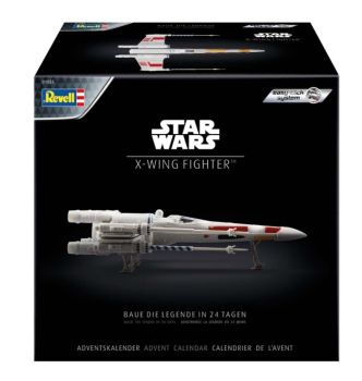REV01035 - Calendario dell'Avvento 2021 - X-WING Fighter STAR WARS con vernice da montare
