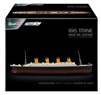 REV01038 - Calendario dell'avvento 2021 - RMS Titanic con vernice da montare