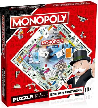 WIN01701 - Puzzle 1000 pezzi MONOPOLY Bretagna