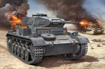 REV03229 - Serbatoio PZKPFW II AUSF. F da assemblare e dipingere