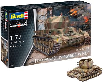 REV03267 - FLAKPANZER IV WIRBELWIND serbatoio da assemblare e verniciare