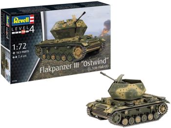 REV03286 - FLAKPANZER III OSTWIND serbatoio da assemblare e verniciare