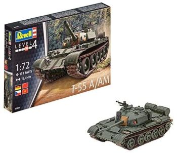 REV03304 - Carro armato T-55 A/AM da montare e verniciare