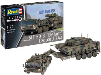 REV03311 - SLT 50-3 Elephant + Leopard 2A4 veicolo e carro armato da assemblare e verniciare
