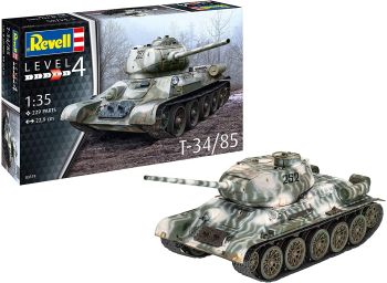 REV03319 - Carro armato T-34/85 da montare e verniciare