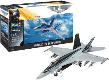 REV03864 - Costruisci e dipingi il Super Hornet Top Gun/Aereo da combattimento Maverick di Maverick's F/A-18E