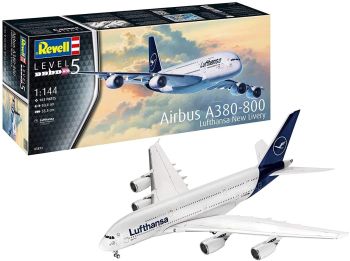 REV03872 - Aereo Airbus A380-800 Lufthansa NUOVA LIVERY da montare e verniciare