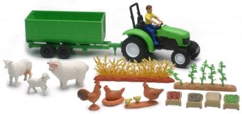 NEW04096C - Cassone agricolo con trattore