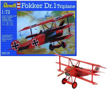 REV04116 - Aereo Fokker Dr. 1 triplano da assemblare e dipingere