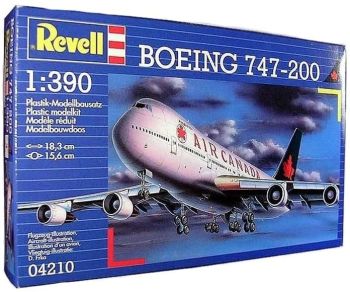 REV04210 - Aereo Boeing 747-200 da assemblare e verniciare
