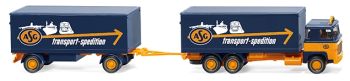 WIK045703 - SCANIA 111 6x4 carro con rimorchio 2 assi ASG