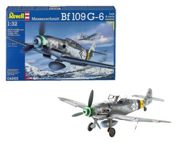 REV04665 - Aereo Messerschmitt Bf109 G-6 da assemblare e dipingere