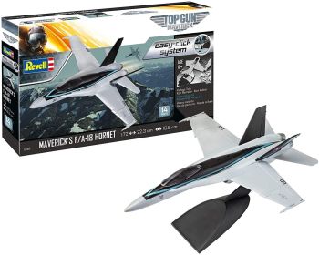REV04965 - Aereo da caccia F/A-18 Hornet Top Gun di Maverick: Build & Paint Maverick