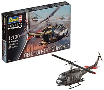 REV04983 - Elicottero Bell UH-1H Gunship da assemblare e verniciare