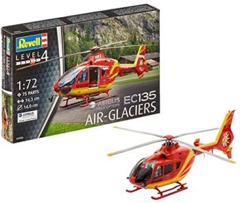 REV04986 - Elicottero EC135 AIR-GLACIERS da montare e verniciare
