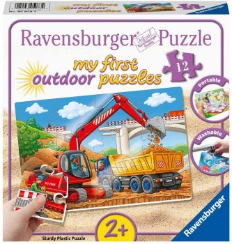 RAV05073 - I miei primi puzzle - 6 Puzzle 12 Pezzi - Il mio cantiere