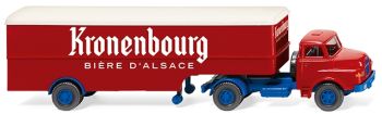 WIK051322 - SAVIEM 4x2 con semirimorchio KRONENBOURG