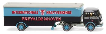 WIK051324 - MERCEDES 4x2 con rimorchio furgone 1 Assi FREYALDENHOVEN