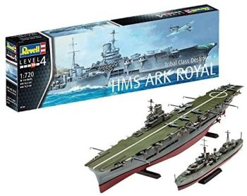 REV05149 - Portaerei HMS Ark Royal & Tribal Class Destroyer da assemblare e verniciare