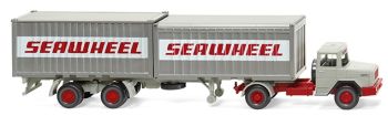 WIK052402 - MAGIRUS 4x2 con rimorchio portacontainer SEAWHEEL