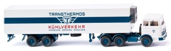 WIK054302 - MERCEDES 6x4 con rimorchio frigorifero 2 assi TRANSTHERMOS