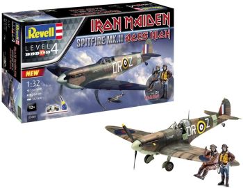 REV05688 - Spitfire Mk.II Aces High IRON MAIDEN con vernice da assemblare e verniciare
