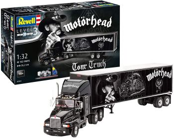 REV07654 - Camion turistico Motorhead con vernice e colla da montare e verniciare