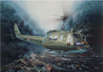 ITA0849 - UH-1D Elicottero Irochese Slick da assemblare e dipingere
