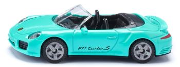 SIK1117 - PORSCHE 911 Turbo cabriolet blu in blister