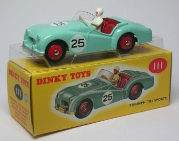 DIN111BLEU - TRIUMPH TR2 Sports #25 turchese – Edizione ATLAS