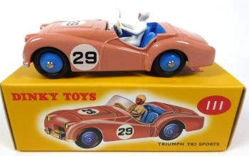 DIN111ROSE - TRIUMPH TR2 Sports #29 rosa – Edizione ATLAS