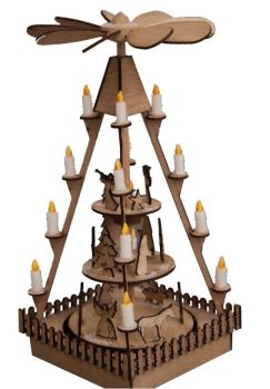 NOC14395 - Pyramide du marché de Noël