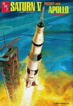 AMT1174/12 - Razzo Saturno V con capsula Apollo da assemblare e verniciare