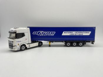 ELI118172 - DAF XG+ Tautliner 4x2 con rimorchio a 3 assi - AFRAC SERVICES