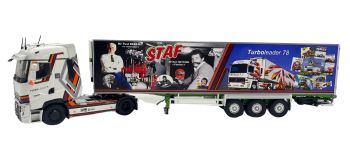 ELI118196 - RENAULT T520 High 4x2 2021 con rimorchio frigorifero 3 assi STAF-BERLIET
