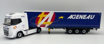 ELI118205 - DAF XG 4x2 con rimorchio 3 assi Trasporti AGENEAU