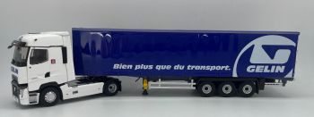 ELI118324 - RENAULT T High 4x2 2021 con rimorchio telonato Tautliner 3 assi - Transports GELIN