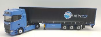 ELI118326 - SCANIA 590 S V8 4x2 con rimorchio telonato Tautliner 3 Assi - Trasporto ULTIMEX