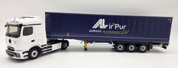 ELI118609 - MERCEDES-BENZ E Actros 4x2 con rimorchio telonato anteriore a 3 assi ALTRANS AIR'PUR