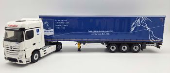 ELI118671 - Mercedes Actros 5 4x2 con rimorchio telonato a 3 assi, JOURDAN Transport et Solutions