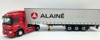 ELI118674 - RENAULT T480 4x2 con rimorchio telonato a 3 assi - ALAINE Transport