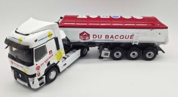 ELI118709 - Renault T 480 4x2 con autocarro ribaltabile a 3 assi, TDB DU BACQUE